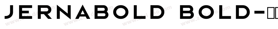 JernaBold Bold字体转换